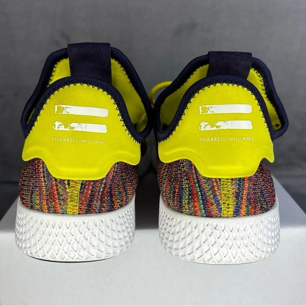 Adidas HU Tennis Pharrell Williams Multicolor Knit Sneakers Mens 12